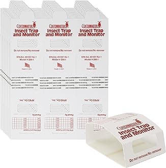 Catchmaster Spider & Insect Glue Traps 30-Pk (10 Sheets), Adhesive Cockroach Killer Glue Boards, Spider Traps, Cricket Sticky Trap, Indoor Roach Trap for Home, Garage & Shed, Pest Control for Home