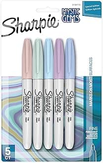 Sharpie Mystic Gems Fine Point Marker 5pc