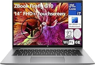 HPZBook Firefly 14 G10 14" FHD+ Touchscreen Mobile Workstation Business Laptop Computer, 13th Gen Intel i7-1360P, 16GB DDR5 RAM, 512GB PCIe SSD, WiFi 6E, Backlit Keyboard, FR, Windows 11 Pro, Tilsiy
