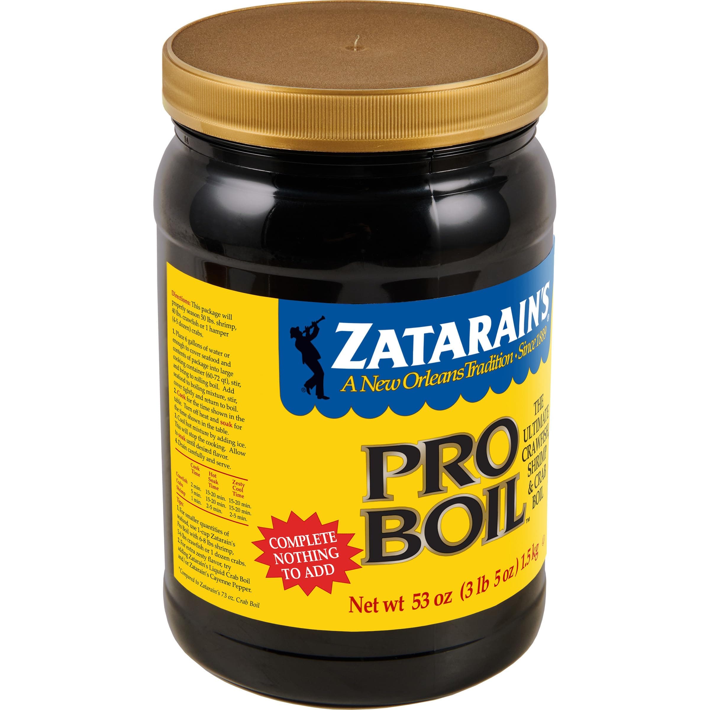 Zatarain's Pro Boil, 53 oz