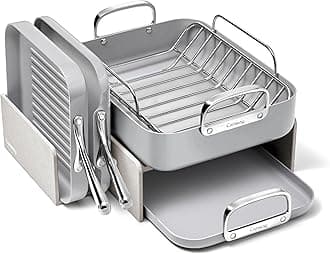 Caraway Square Cookware Set Gray