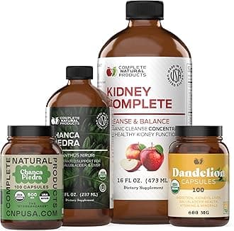 Complete Natural Products Kidney Bundle - Full Kidney Cleanse & Detox Support