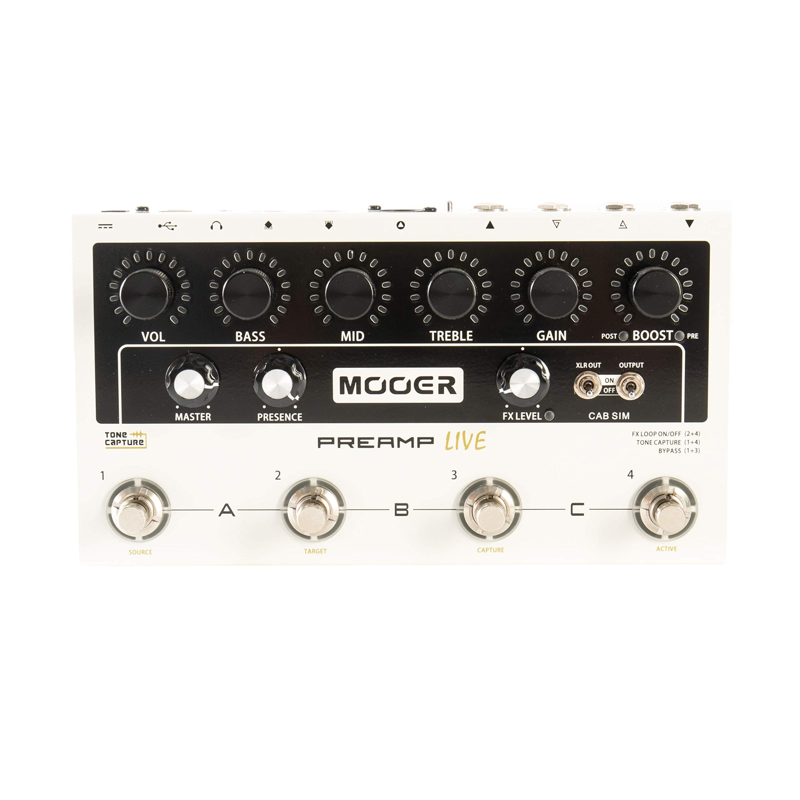 MOOERPreamp Live - Multi Preamp Pedal