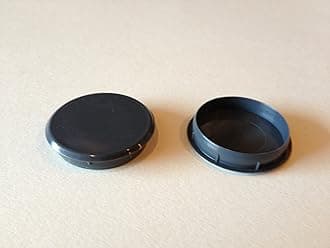 Hinge and Bracket Supplies Pack of 10 35mm Hole Covers for Cupboard Hinge Dark Grey