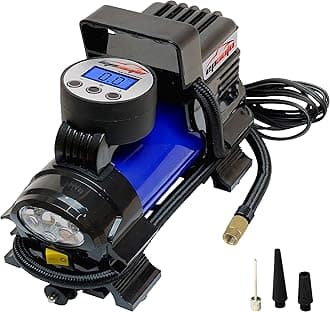 EPAuto 12V DC Portable Air Compressor Pump, Digital Tire Inflator