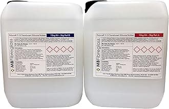 Polycraft T15 Translucent Clear RTV Addition Cure Silicone Rubber Shore A15-10kg Kit (T-15)