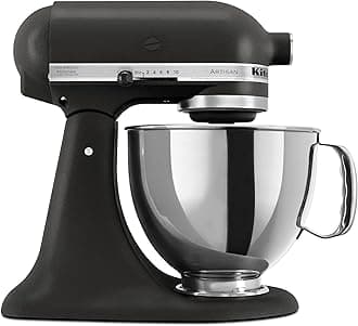 KitchenAid Artisan Series 5 Quart Tilt Head Stand Mixer with Pouring Shield KSM150PS, Cast Iron