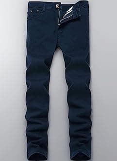 WULFUL Mens Slim Fit Comfortable Stretch Denim Pants