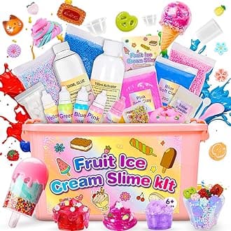 Slime Kits - Toys for 6-12 Year Old Boys & Girls - Butter, Foam & Cloud Slime Making Kits