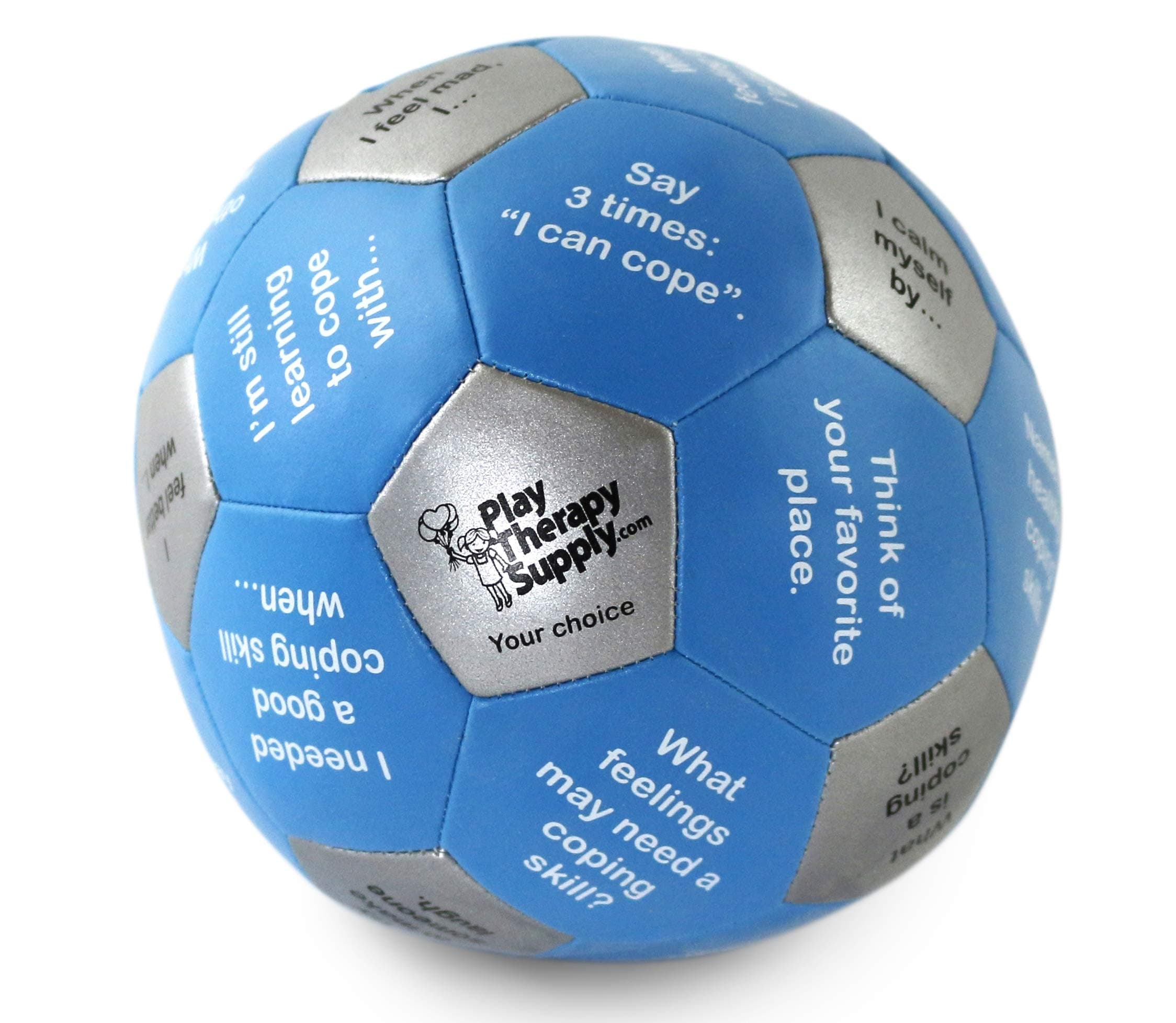 The Coping Skills Thumball: The Fun Group Activity for Teaching and Learning How to Cope with Anxiety, Depression, ADHD, Anger, Stress, Substance Abuse, Negative Thinking, Anger, and More