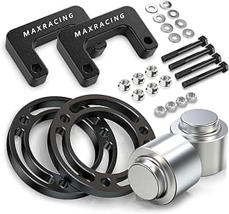 Maxracing 3" Front + 2.5" Rear Leveling Lift Kit Compatible with 2007-2020 Chevy Tahoe / 2007-2020 Chevy Suburban 1500/2007-2013 Chevy Avalanche 1500/2007-2020 GMC Yukon 1500 4WD/2WD