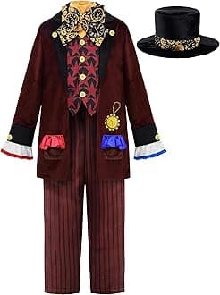 ReliBeauty Kids Halloween Costume Boys Character Cosplay Outfit for World Book Day