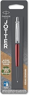 Jotter Kensington Red CT Ballpoint Pen, Blister pack