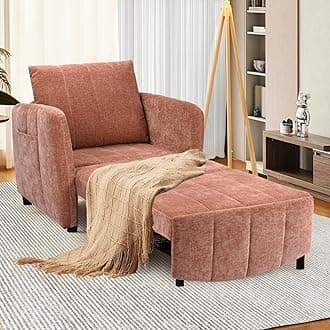 Sleeper Chair 84" Extra Long Convertible Chair Bed Upgraded 3-in-1 to 4-in-1 Pull Out Chair & Single Sofa Bed for Adult Sleeping Chairs for Living Room & Small Space