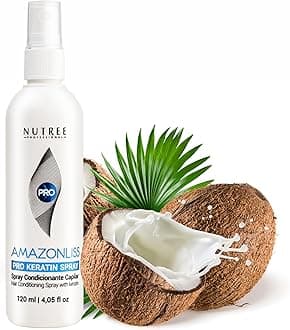 Keratin Hair Treatment Spray - Liquid Keratin for Smooth, Straight, Well-Defined, and Incredibly Healthy Hair for Women (4.05 fl oz)