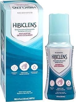 Hibiclens – Antimicrobial and Antiseptic Soap and Skin Cleanser – 8 oz with Foaming Pump – for Home and Hospital – 4% CHG
