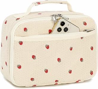 LEDAOU Lunch Bag Kids Insulated Lunch Box Girl Boy Insulated Reusable Lunch Bag for School Picnic Hiking Work