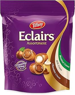 Tiffany Tiffany, Eclairs, Caramels filled with 3 different Cream Flavours, 550g