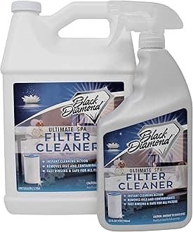 Black Diamond StoneworksUltimate Spa Filter Cleaner Fast-Acting Spray for Hot Tub, Jacuzzi & Pool Filters.