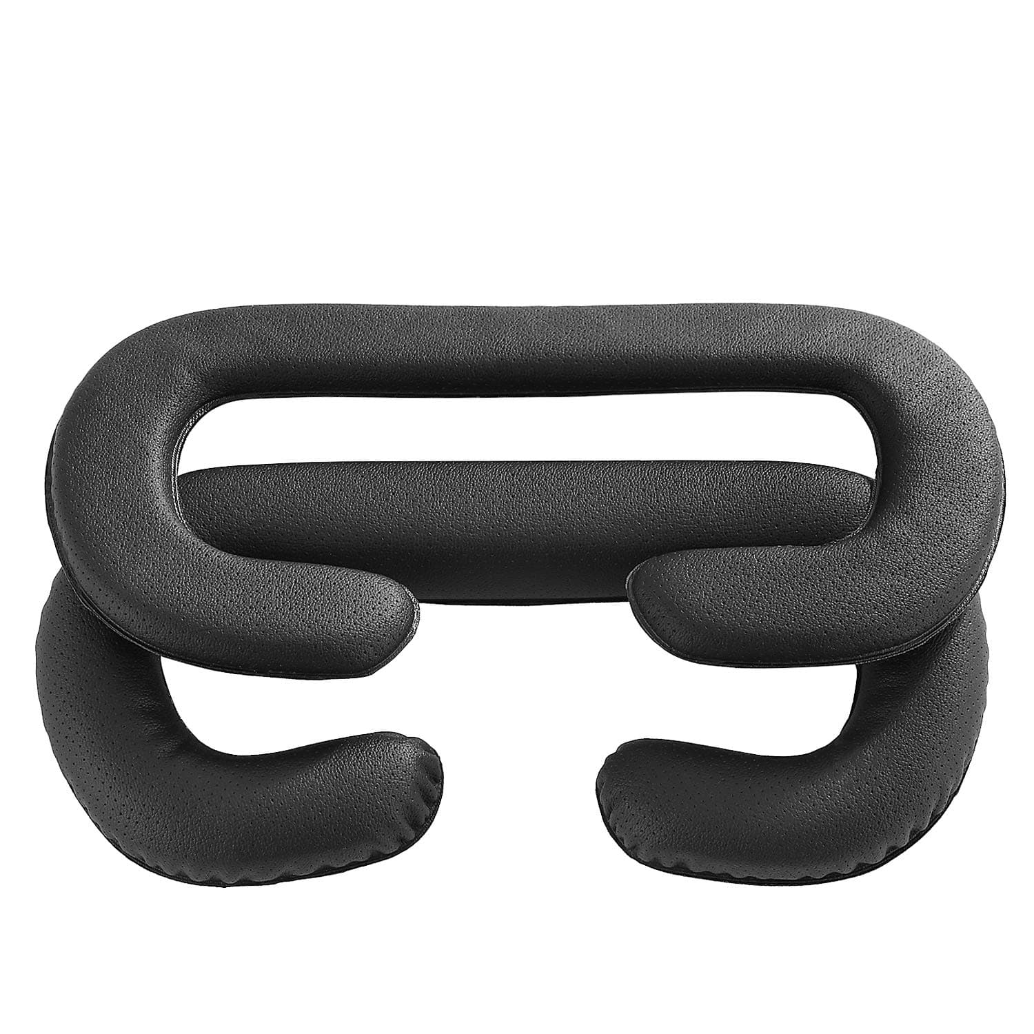 Vive VR Face Cover, JARMOR Replacement Eye Mask Pad with Memory Foam & PU Leather [Better FOV] [2 Pack, 6MM & 18MM] for HTC Vive VR - Black