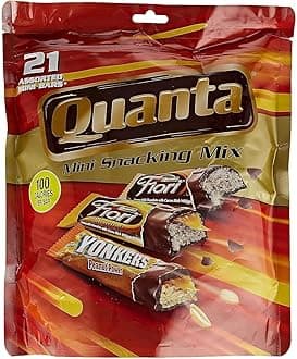 Quanta Quanta, Milk Chocolate Mini Snacking Bars Mix, 314g