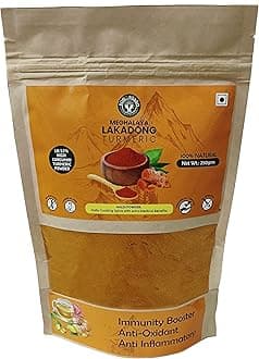 Meghalaya Lakadong Turmeric Powder, 250gms, High Curcumin (10-12%) | Sourced from Meghalaya