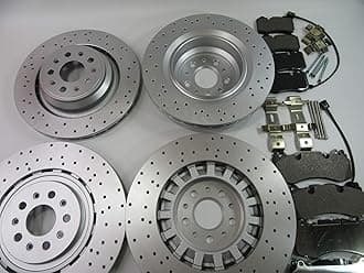 replacement front rear brake pads rotors set for Maserati Quattroporte GTS PREMIUM QUALITY #274