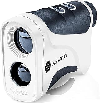 PEAKPULSE Golf Range Finder 650 Yards RangeFinder Golfing High Clarity Display 6X Magnification 0.5 Yard Accuracy Pin Seeker Easy to Use Simple