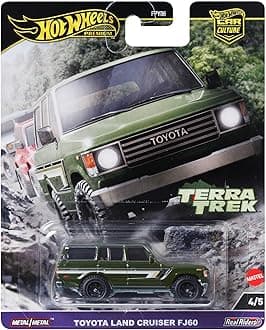 Hot Wheels Premium Terra Trek Toyota Land Cruiser FJ60 for 3 Years & Above (Green)