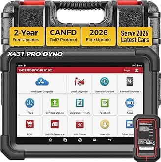 2026 LAUNCH X431 Pro Dyno All-in-one Diagnostic scan Tool for All Cars, ECU Coding Bi-Directional Control 38+ Services Full System OBD2 Scanner, CANFD DOIP, AutoAuth FCA SGW, 2 Years Free Update