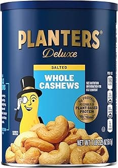 Whole Cashews Canister, Lightly Salted, 540ml