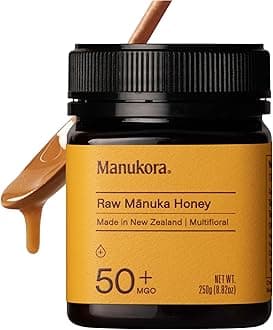MGO 50+ Multifloral Raw Mānuka Honey - Authentic Non-GMO New Zealand Honey, Traceable from Hive to Hand