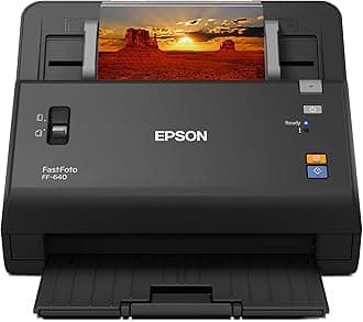 Epson FastFoto FF-640 High-Speed Photo Scanning System with Auto Photo Feeder