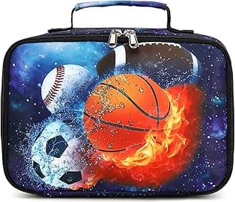 LEDAOU Lunch Box Kids Insulated Lunch Bag Boys Girls Toddler Reusable Lunchbox for School Picnic Hiking