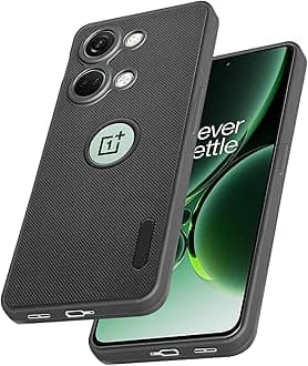 FabeKee Back Case For OnePlus Nord 3 5G | Slim & Lightweight | Ultra-Premium Design | Camera Protection Bump | Black Polycarbonate Case