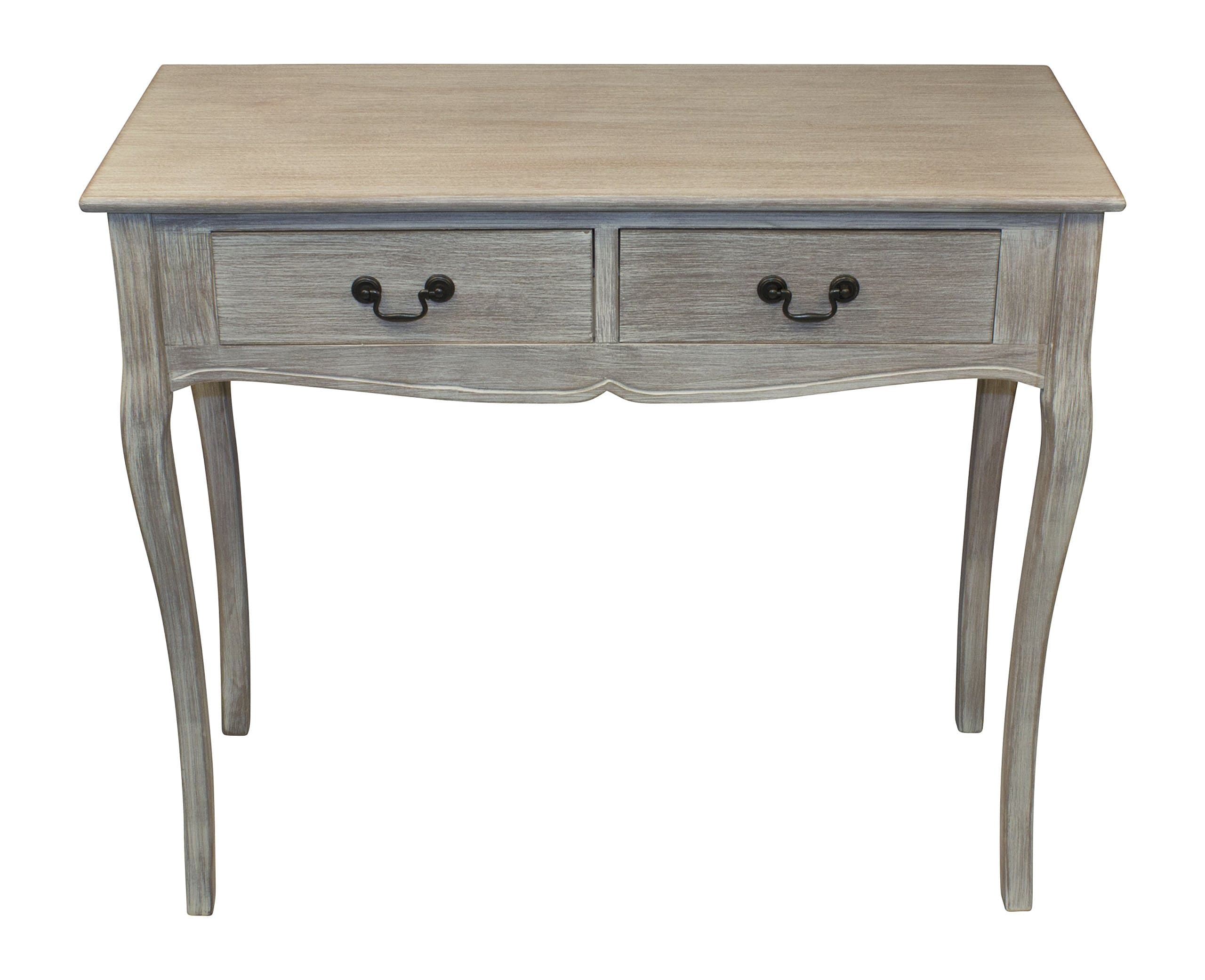 Decorative Console Table, Winter Melody, Wood - Limed oak