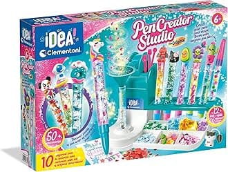 Clementoni- Pen Creator Studio: Personalised Pen Making Kit for Kids, Arts & Crafts (6+ Years)