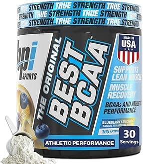 Best BCAA Powder - Muscle Recovery Support - Branched Chain Amino Acids | Building Blocks of Protein and Muscle - Post Workout Recovery – Hydration - Blueberry Lemonade, 30 Servings