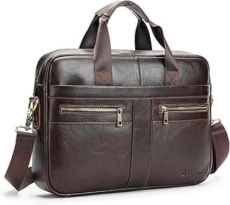 Leather Laptop Bag Slim & soft
