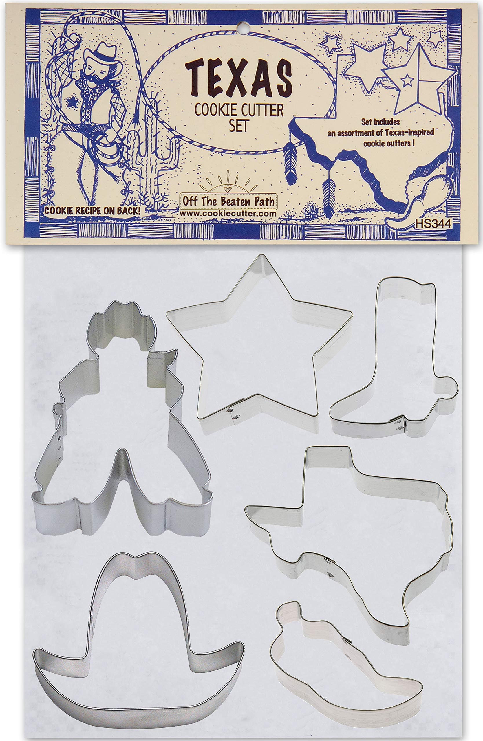 Texas Cookie Cutter 6 PC Set HS344