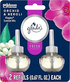 Glade PlugIns Refills Air Freshener, Scented and Essential Oils for Home and ...