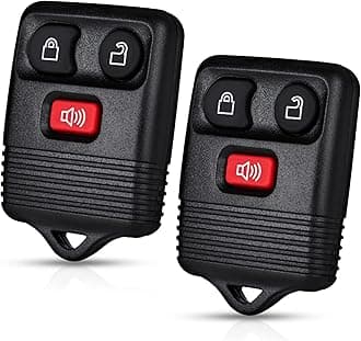 2 PCS Replacement Key Fob Shell Case Smart Keyless Fit with 1998-2014 Ford F150 F250 F350 Edge Escape Expedition Explorer for Lincoln for Mazda for Mercury 3 Buttons