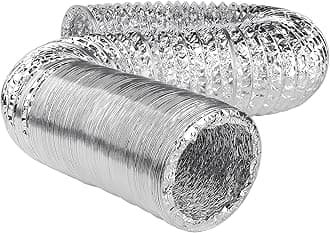 Aluminium Foil Flexible Ventilation Hydroponic Accessory Duct 4" 5" 6" 8" 10" 12 (12" 315mm 5m)