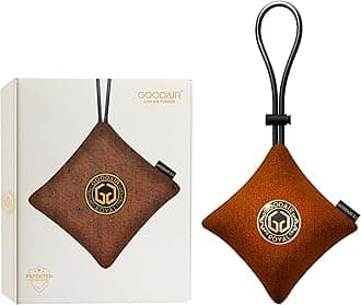 GOODAIR 3.0 Non-Electric Car Air Purifier | 24/7 Purification | Patented Technology | Clinically Proven to Prevent Motion Sickness | Tested & Certified to Absorb Toxic Gases | Romantic Coffee