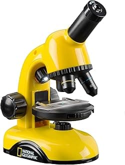 National Geographic Microscope 40x-800x with Smartphone Camera Holder and Accessories, for Easy Start into the Microcosmos