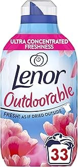 Lenor Outdoorable Fabric Conditioner Pink Blossom 33 Washes, 462 ml - Ultra Concentrated Freshness- 100 percent Recycled Bottle