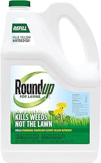 Roundup for Lawns1 Refill (Northern), 1.25 gal. - Lawn Safe Weed Killer for Northern Lawns - Kills Crabgrass, Dandelion, Clover and Yellow Nutsedge - Kills Weeds, Not The Lawn
