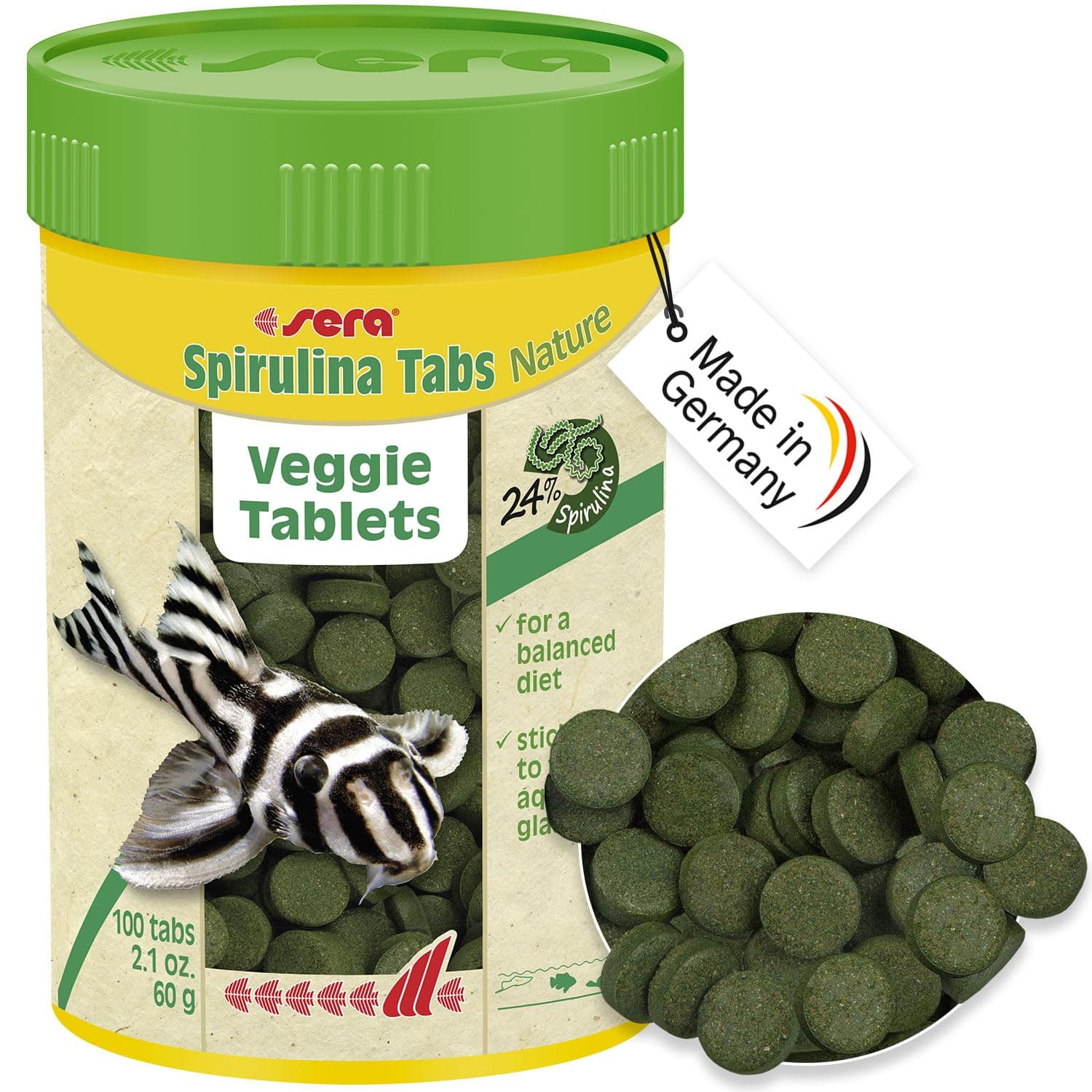 Spirulina Tabs Nature 2.1 oz 100 ml