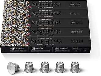 Nespresso Capsules Original Line, Buenos Aires Lungo, Light Roast Coffee, 50 Count Espresso Coffee Pods