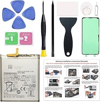 New Upgraded Battery for Galaxy S21 FE, EB-BG990ABY Replacement Battery Compatible with Samsung Galaxy S21 FE, with Repair Tools & Instruction
